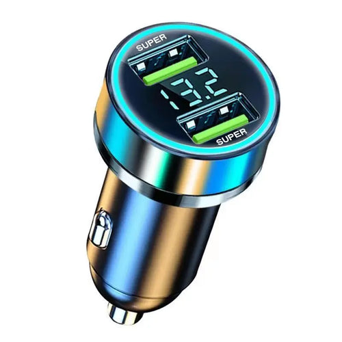 66-250W PD 6in1 Car Charger QC3.0 Fast Charge with Digital Display