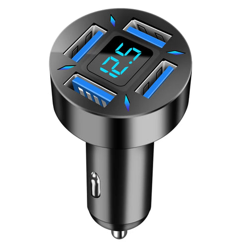 66-250W PD 6in1 Car Charger QC3.0 Fast Charge with Digital Display