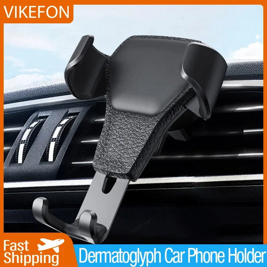 Gravity Car Phone Holder Air Vent Clip Mount Mobile Cell Stand